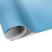 Pastel Blauw en Wit Sneeuwvlokken Wrapping Papier (Rol Hoek)