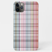 Pastel Blauw Rood Paars Patroon Case-Mate iPhone Case (Achterkant)