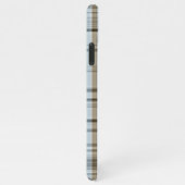  Pastel Blauw Rood Paars Patroon iPhone Hoesje (Rechterkant)