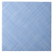 Pastel blauw textiel tegeltje (Voorkant)