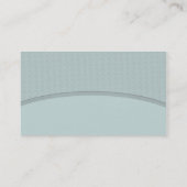 Pastel blauwe curve visitekaartje (Achterkant)