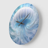 Pastel blauwe kwal fractal kunst onder het Zee, Grote Klok (Hoek)
