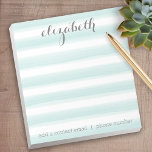 Pastel Blauwgroen en grijs Stationery Suite voor v Notitieblok<br><div class="desc">Een mooi en vrouwelijk ontwerp dat perfect is voor elk meisje of zelfs een bruid. Als u punten rond moet bewegen,  klik op het ontwerpgebied om veranderingen aan te brengen.</div>