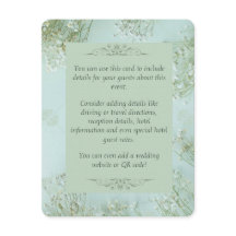 Pastel Blauwgroen Witte Bloemen Wedding Enclosure