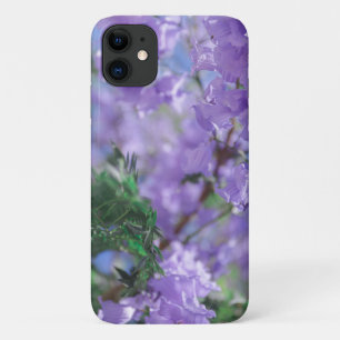 Pastel Bleek Paars Jacaranda Flower iPhone 11 Hoes