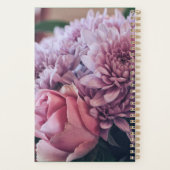 Pastel Bleek Roze Paarse Rozen Bloemen Planner (Achterkant)