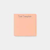 Pastel Bleek Sinaasappel Post-it® Notes (Voorkant)