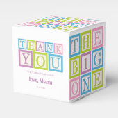 Pastel Blocks The Big One Thank You Bedankdoosjes (Voorkant Zijde)