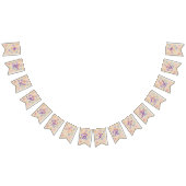 Pastel Bloeide Gelukkige Verjaardag Vlaggetjes (Alle)