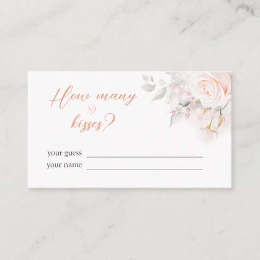 Pastel Bloeit Hoeveel Kussen Vrijgezellenfeest Spe Informatiekaartje (Voorkant)