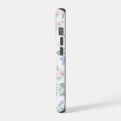 Pastel bloem achtergrond iPhone hoesje (Linkerkant)