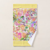 Pastel bloem badhanddoekenset bad handdoek (Handdoek)