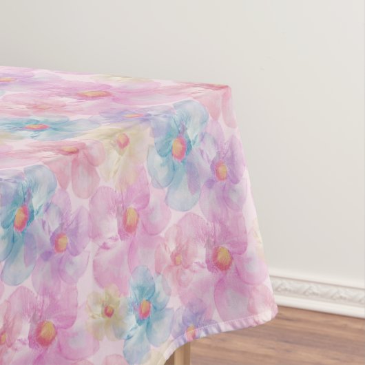 Pastel Bloem Bloesem Tafelkleed (Voorbeeld)