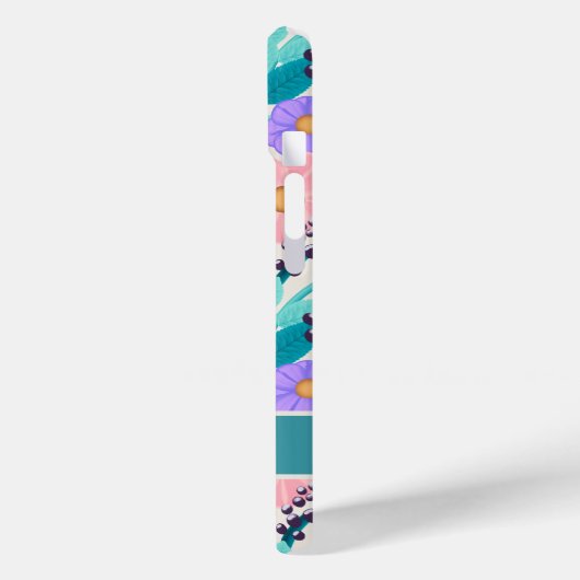 Pastel Bloem Case-Mate iPhone Case (Achterkant / Links)