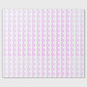 Pastel Bloem Geometrisch Herhalend Patroon Cadeaupapier (Vlak)