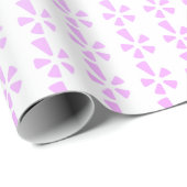 Pastel Bloem Geometrisch Herhalend Patroon Cadeaupapier (Rol Hoek)