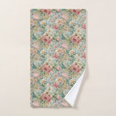 Pastel Bloem Handdoeken Rococo-Geïnspireerde Badka (Handdoek)