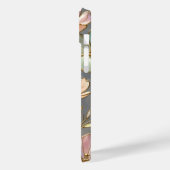 Pastel Bloem iPhone Hoesje Gouden Bloem Ontwerp (Achterkant / Links)