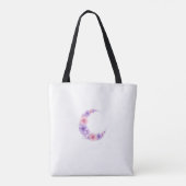 Pastel Bloem Maantjes Tas - Kawaii Heks (Achterkant)