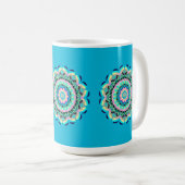 Pastel Bloem Mandala Mok (Voorkant rechts)
