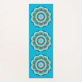 Pastel Bloem Mandala Yoga Mat (Voorkant)