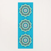 Pastel Bloem Mandala Yoga Mat (Achterkant)