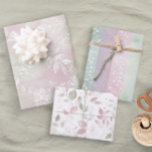 Pastel Bloem Roze Groene Lavendel Bloemen Inpakpapier Vel<br><div class="desc">Een trio van design voor dat speciale geschenk. Deze set bestaat uit drie bloemenkleurige design. Uitzicht onze volledige lijn van geschenkverpakking producten in onze Zazzle winkel.</div>