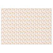Pastel Bloem Tafelkleed 70s Bruin Boho Accent (Voorkant (Horizontaal))