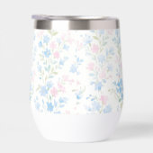 Pastel Bloem Thermisch Wijn Tumbler (Rechts)