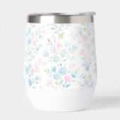 Pastel Bloem Thermisch Wijn Tumbler (Links)