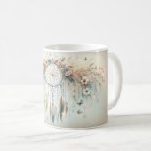 Pastel Bloem Vlinder Droomvanger Koffiemok (Voorkant rechts)