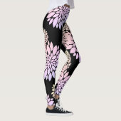 Pastel Bloemblaadjes Bloem Patroon Leggings (Rechts)