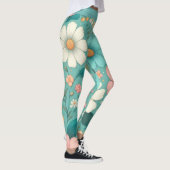 Pastel Bloemblaadjes Leggings (Rechts)
