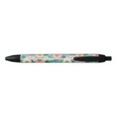 Pastel Bloemblaadjes Zwarte Inkt Pen (Achterkant)