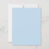 Pastel bloemboog babyshower kaart (Achterkant)