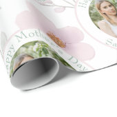 Pastel Bloemen Achtergrond met Foto & Tekst | Cadeaupapier (Rol Hoek)