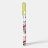 Pastel Bloemen Alcohol Inkt Illustratie Monogram Case-Mate iPhone Case (Achterkant / Links)