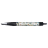 Pastel Bloemen Blauw Geel Huis Kantoor Schrijven Pen (Voorkant)