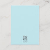 Pastel Bloemen Boeket Bladwijzer Schriftbijbel Advieskaart (Achterkant)