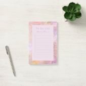 Pastel Bloemen Chic Script Persoonlijk Post-it® Notes (Kantoor)