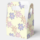 Pastel Bloemen Crème Bedankdoosjes (Geopend)