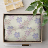 Pastel Bloemen Crème Tissuepapier (Geschenk)