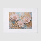 Pastel bloemen decoupage tissue papier (Voorkant)