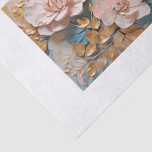 Pastel bloemen decoupage tissue papier (Detail)