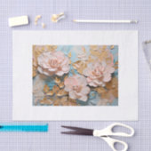 Pastel bloemen decoupage tissue papier (Craft)