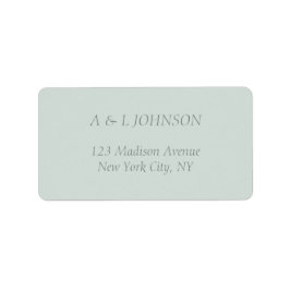 Pastel Bloemen Elegantie Bruiloft Etiket
