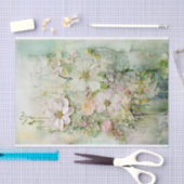 Pastel Bloemen Gemengde Media Tissuepapier (Craft)