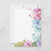 Pastel Bloemen Kaart (Achterkant)