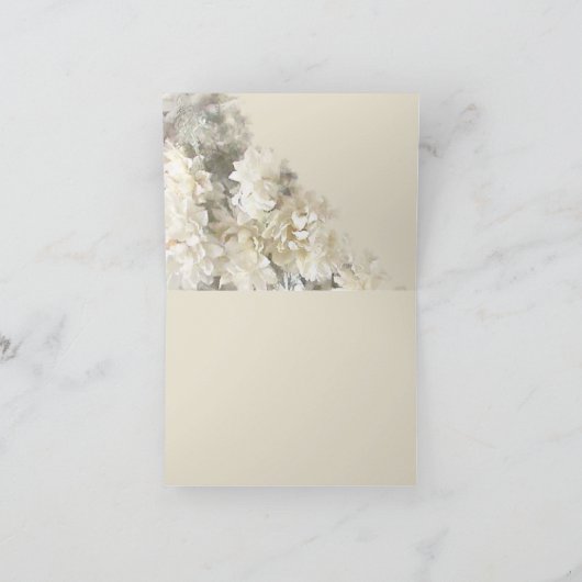 Pastel Bloemen Note Kaart (Binnen)