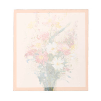 Pastel Bloemen Notitieblok